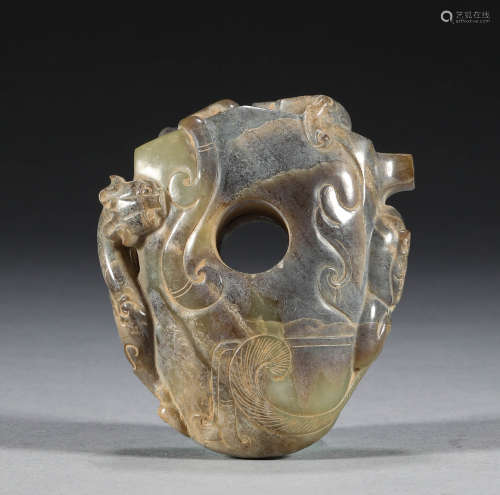 During the Warring States period, Hotan jade was admired by ...