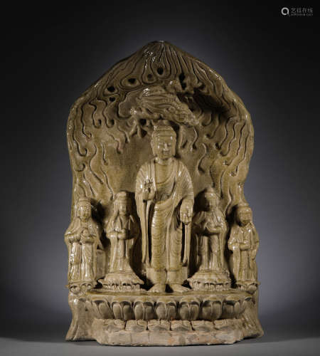 Song Dynasty, Xiangzhou kiln, Guanyin statue