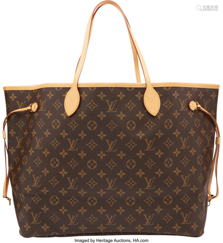 Louis Vuitton Monogram Coated Canvas Neverfull G