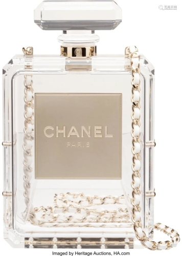 Chanel Runway Clear Plexiglass Perfume No.5 Bott