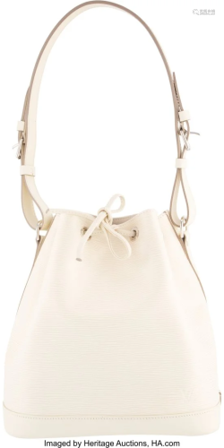 Louis Vuitton Ivory Epi Leather Noe Bag with Sil