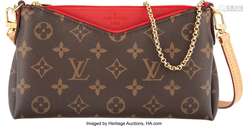 Louis Vuitton Brown Monogram Coated Canvas & Che