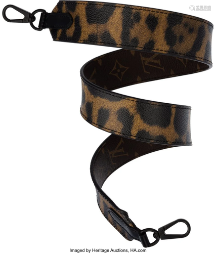 Louis Vuitton Animal Print & Monogram Coated Can