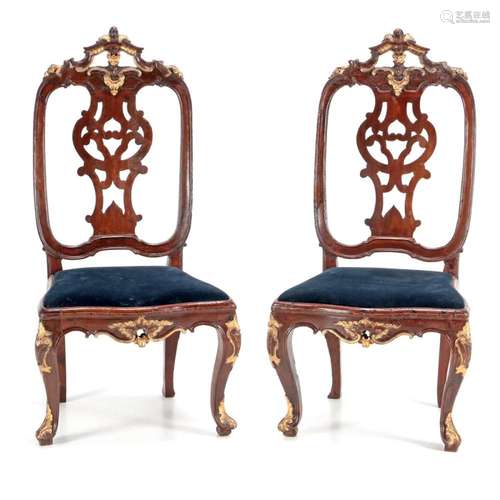 A PAIR OF D. JOSÉ (1750-1777) CHAIRS