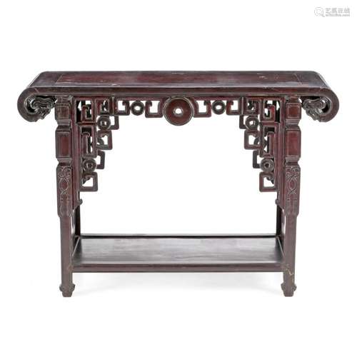 AN ORIENTAL ALTAR TABLE