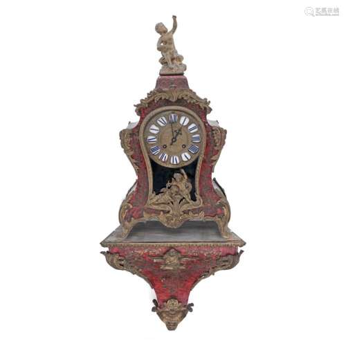 A BOULLE STYLE CLOCK