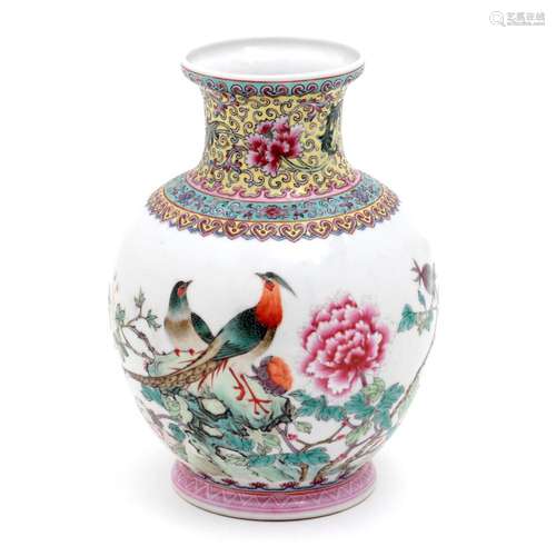 AN ORIENTAL VASE