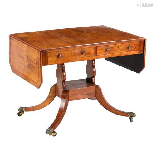 A REGENCY SOFA TABLE