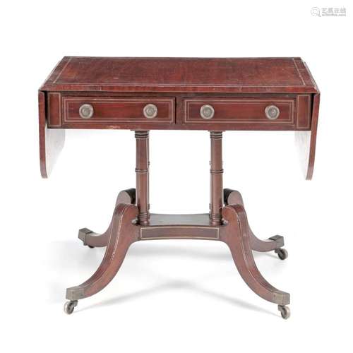 A REGENCY SOFA TABLE