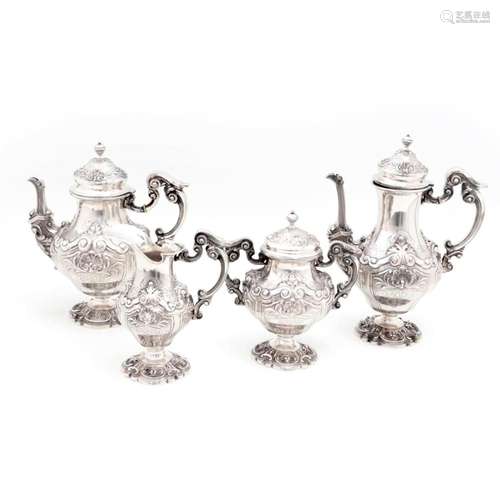 A TEA AND COFFEE SET