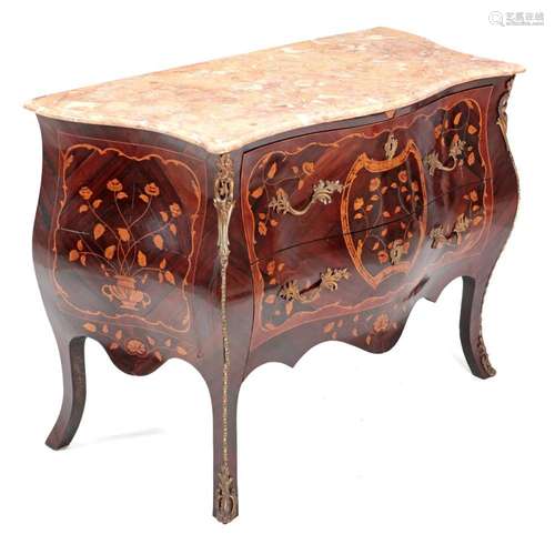 A LOUIS XV STYLE COMMODE