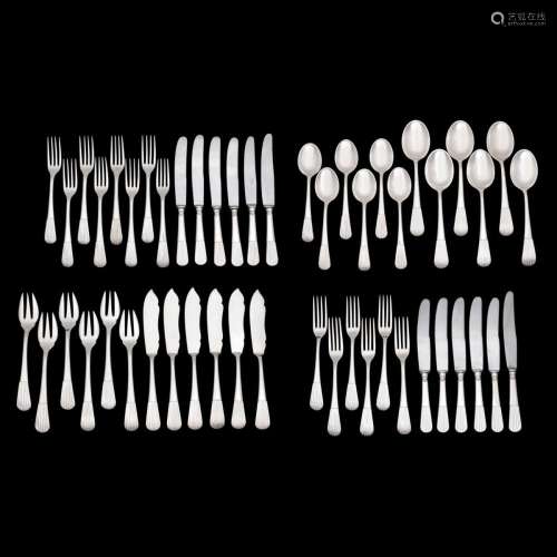 A "CANINHAS" CUTLERY SET FOR SIX PEOPLE