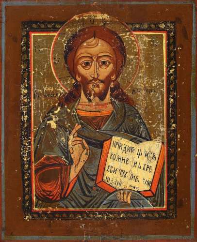 Icon, Russia, 2nd half of the 19th century, Christ