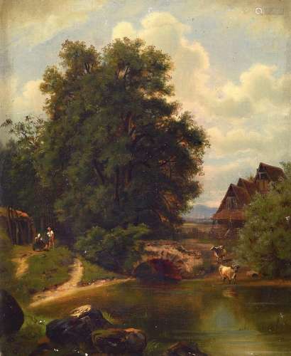 Unidentified artist of the 19th century, idyllic