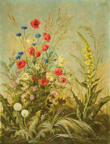 Hans Lechner, or similar, Detailed view of a lush flower