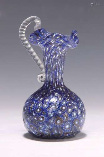 Small vase/pot, Murano, Middle of 20th c., colorless