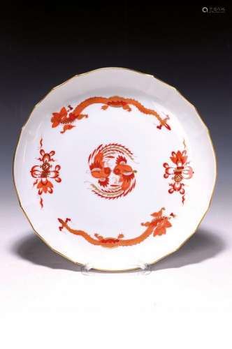 Round cake bowl, Meissen, 2nd half of the 20thcentury