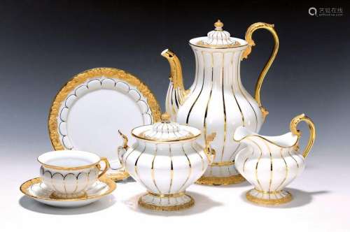 Meissen coffee service, 1920's-30's, porcelain