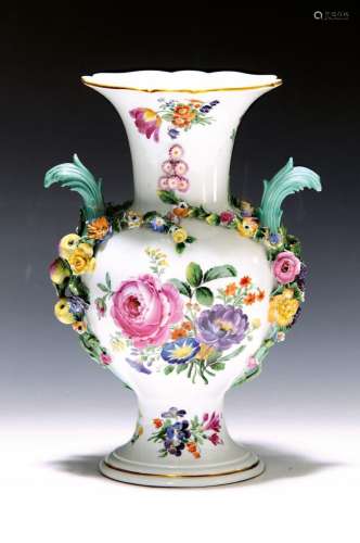 Double-handled vase, Meissen, Punktzeit, 1763 -1774
