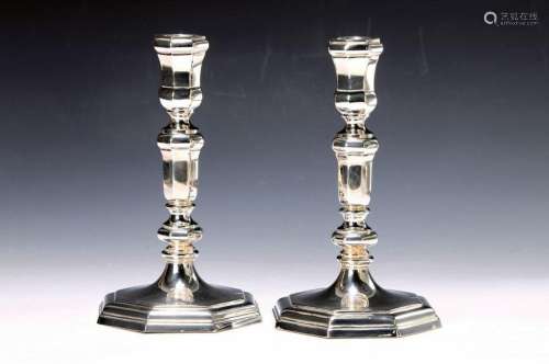Pair of candlesticks, probably Berlin, 2nd half of the