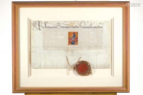 Certificate of appointment, Emperor Ferdinand, 17th