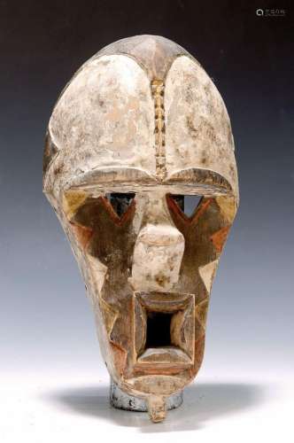Dance mask, probably Songe/Congo, 2nd H. 20th century