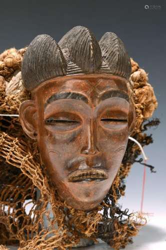 Dance mask, Bapunu, Gabon/Congo, 2nd half of the 20th