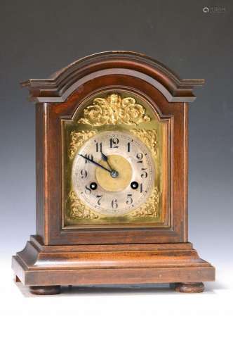 table clock, Junghans, around 1900/20, wooden case