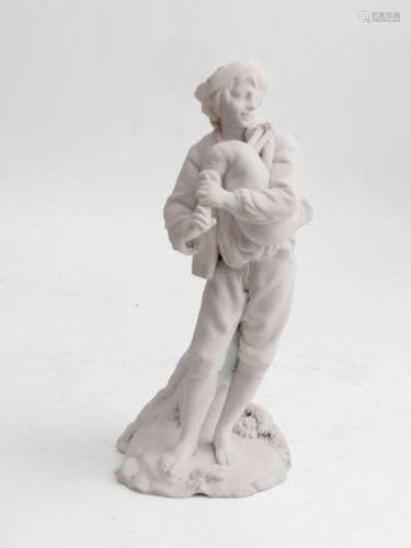 Niderviller<br />
Statuette en porcelaine représentant une j...