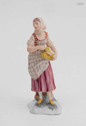 Niderviller<br />
Statuette en faïence représentant une jeun...