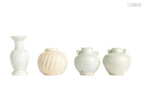 A GROUP OF FIVE QINGBAI VESSELS, SOUTHERN SONG-YUAN DYNASTY,...