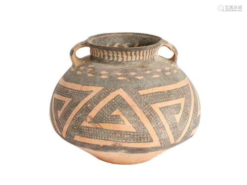 A NEOLITHIC PAINTED POTTERY JAR, MAJIAYAO CULTURE (3300-2000...