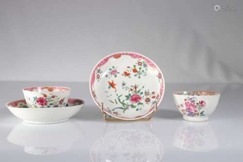 Pair of bowls and under bowls Compagnie des Indes 18th