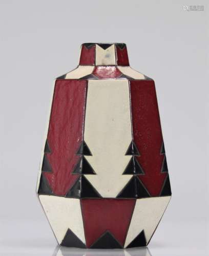 Charles Catteau Keramis Art Deco vase