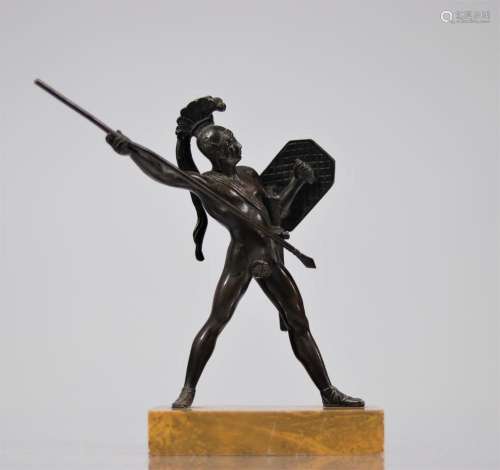 Theseus - Bronze on base, after mythology: murderer of the M...