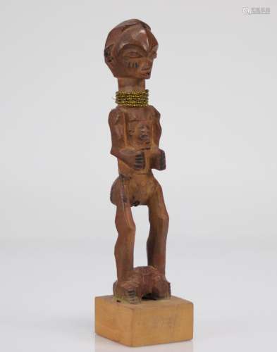 Bena Lulua old figurine DRC carved wood