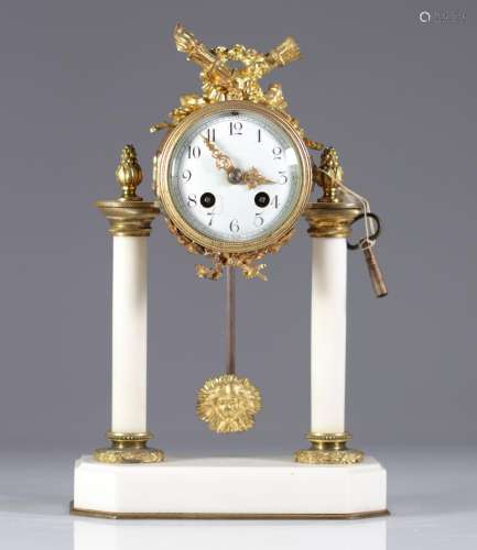 Louis XVI style portico clock
