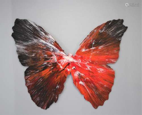 Damien Hirst. 2009. Butterfly. Spin Painting, acrylic on pap...