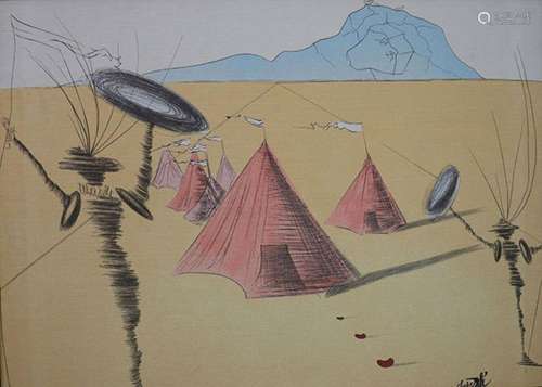 Salvador Dali. 1971. The Tribe of Gad, the twelve tribes of ...