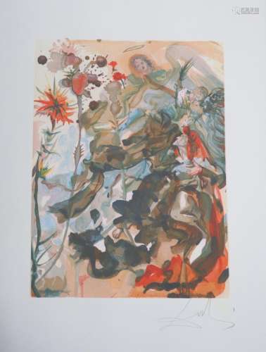 Salvador Dali. “The Apparition of St. James”. Lithograph on ...