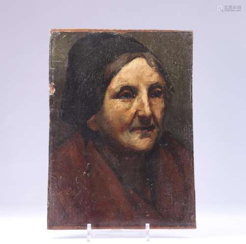 Honore DAUMIER (1808-1879) Oil on paper "portrait of a ...