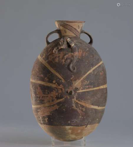 Large anthropomorphic Chancay funerary urn, Peru, AD 1100–14...