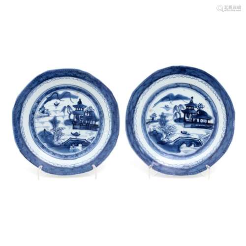 A PAIR OF PLATES