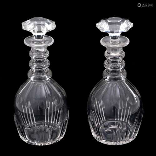 A PAIR OF FLASKS