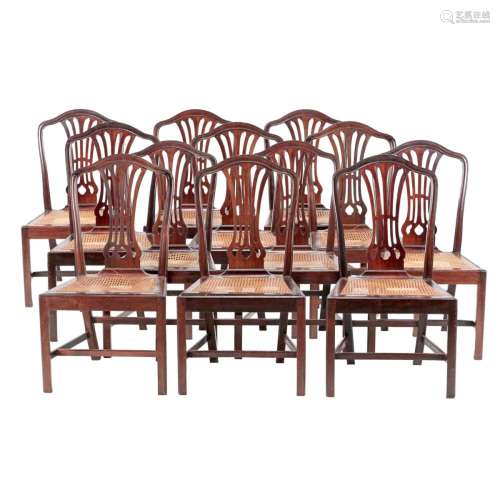 A SET OF 12 "POMBALINAS" CHAIRS