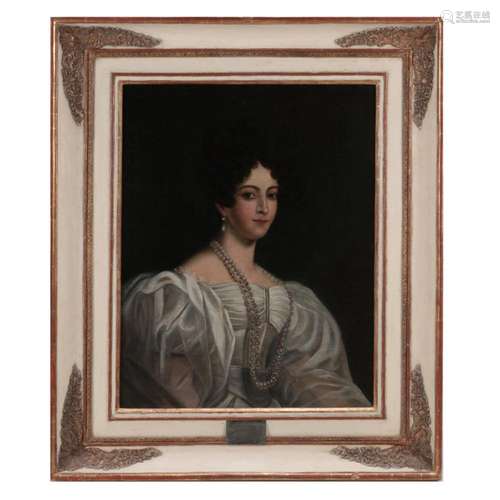 PORTRAIT OF EMPRESS AMÉLIE OF BEAUHARNAIS