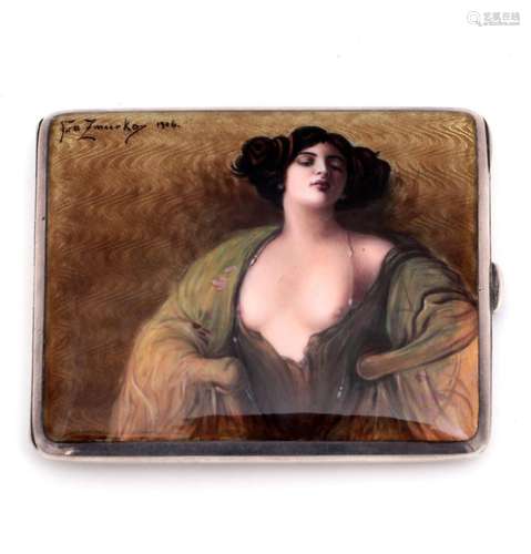 FRANCISZEK ZMURKO (1859-1910), CIGARETTE CASE