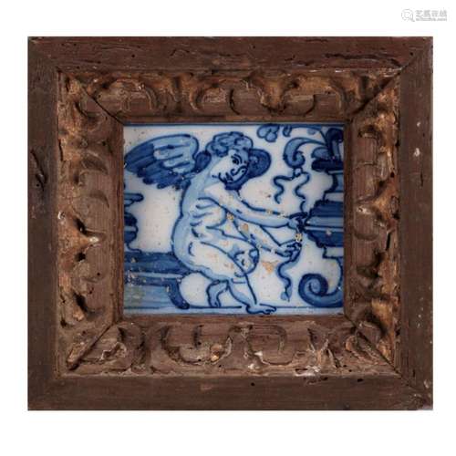 A PORTUGUESE TILE (17TH CENTURY)