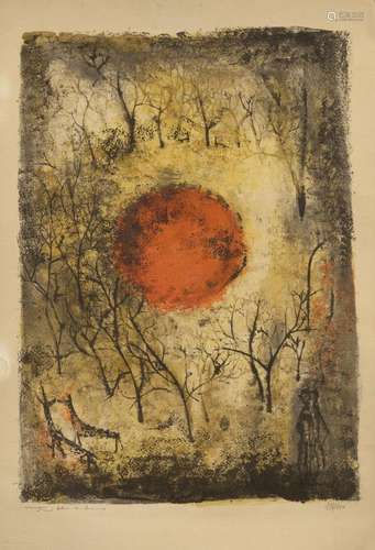 ZAO WOU KI (1921-2013) - Sans titre - Lithographie signée au...