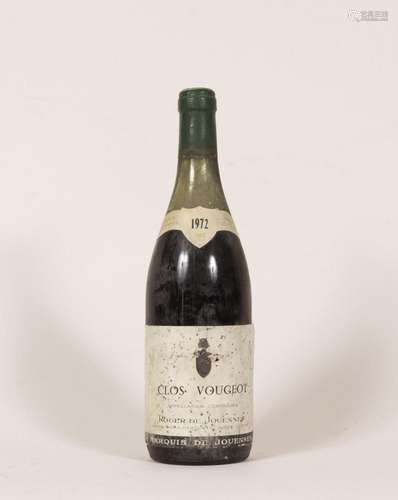 1 bouteille Clos Vougeot 1972 - Niveau entre 4 et 4,5 - Etiq...